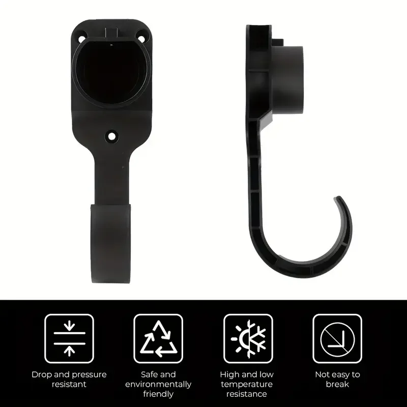 Wall Mount Bracket For Electric Car Charging EV Charger Cable Holder Universal Gun Head Socket For Type 2 Connector EU Plug