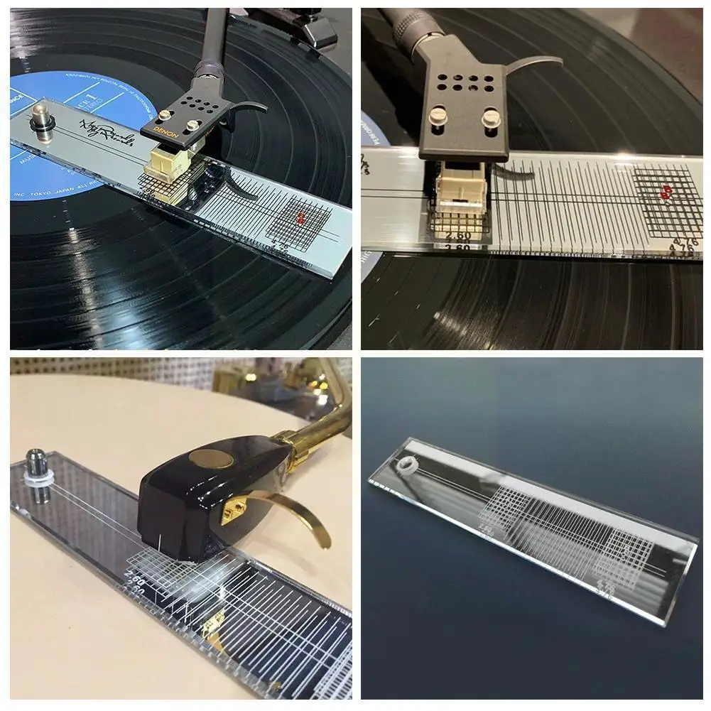 Pickup Calibration Distance Gauge Protractor Record Alignment Stylus