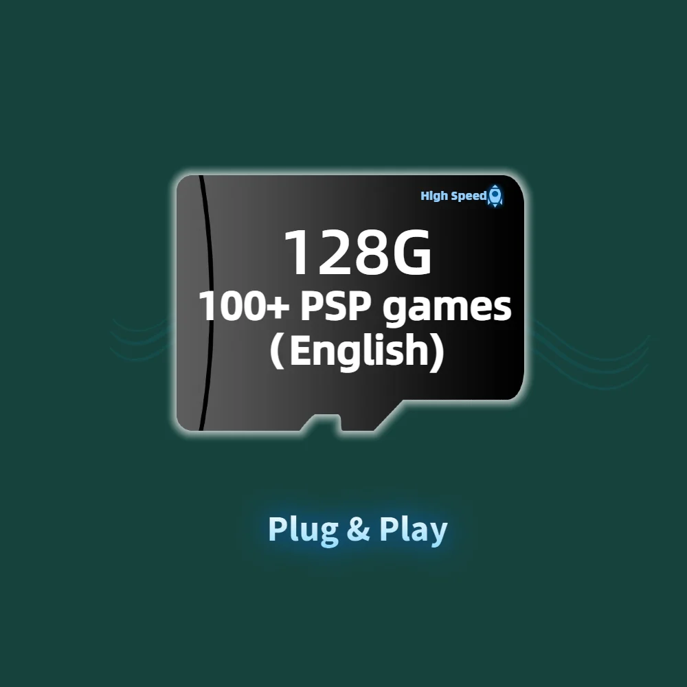 thumbnail image 5 of Tarjeta de juego TF para PSP3000 Tarjeta de memoria PSP 3000 de alta velocidad Plug & Play Juegos retro 128G IT FR ES DE Inglés, 5 of 5