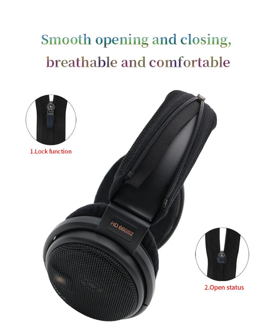 Headphone Head Beam Cover for SENNHEISER HD 660S2 Earphone Protective Case HD660S2 Headset Headbeam Sleeve