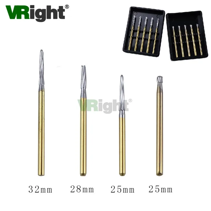 10pcsDentalLabDrillBitsDentistBursTungstenCarbideDiamond