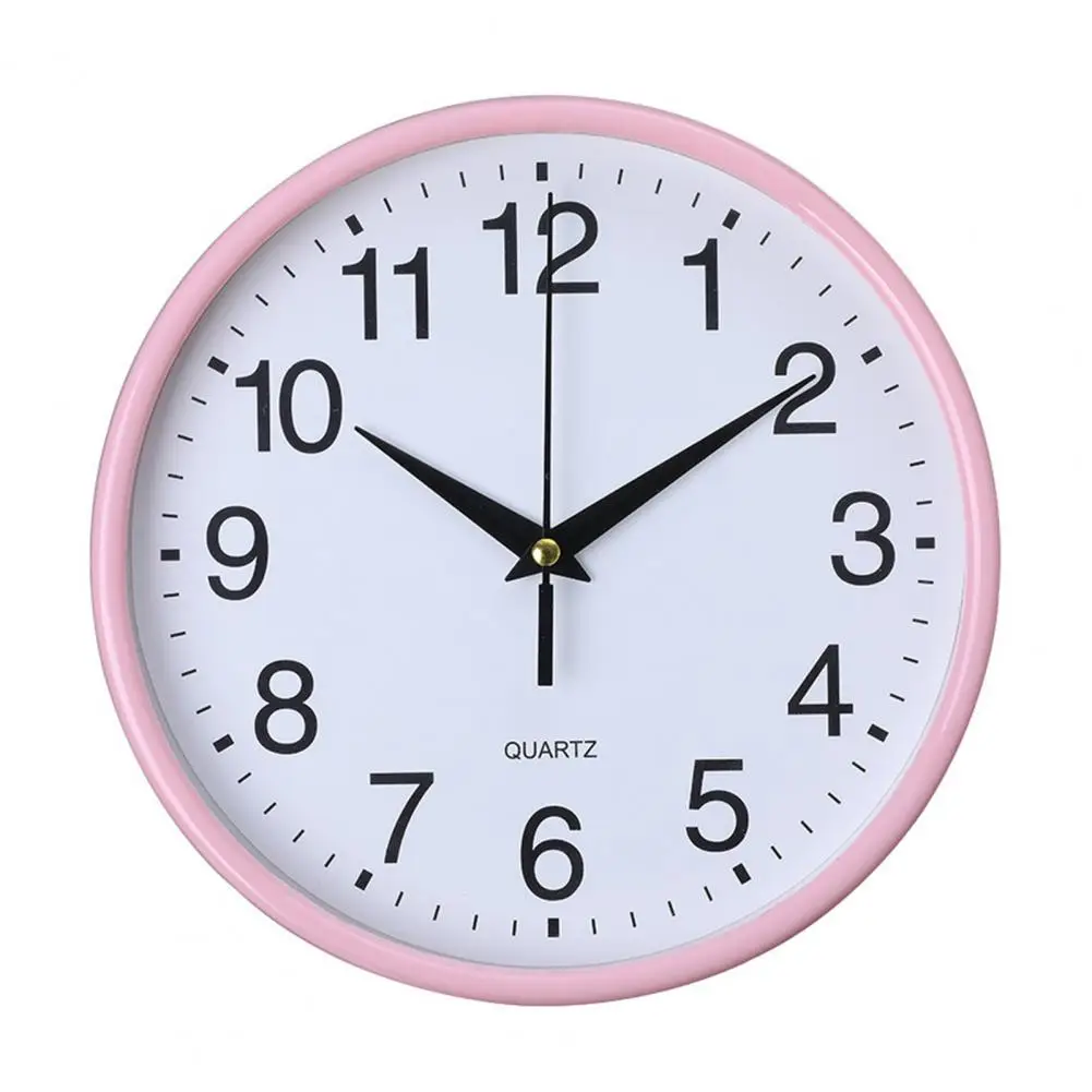 

Modern Wall Clock High-precision Non-ticking Round Wall Clock with Simple Style Battery Operated Easy-to-read Quartz for Wall