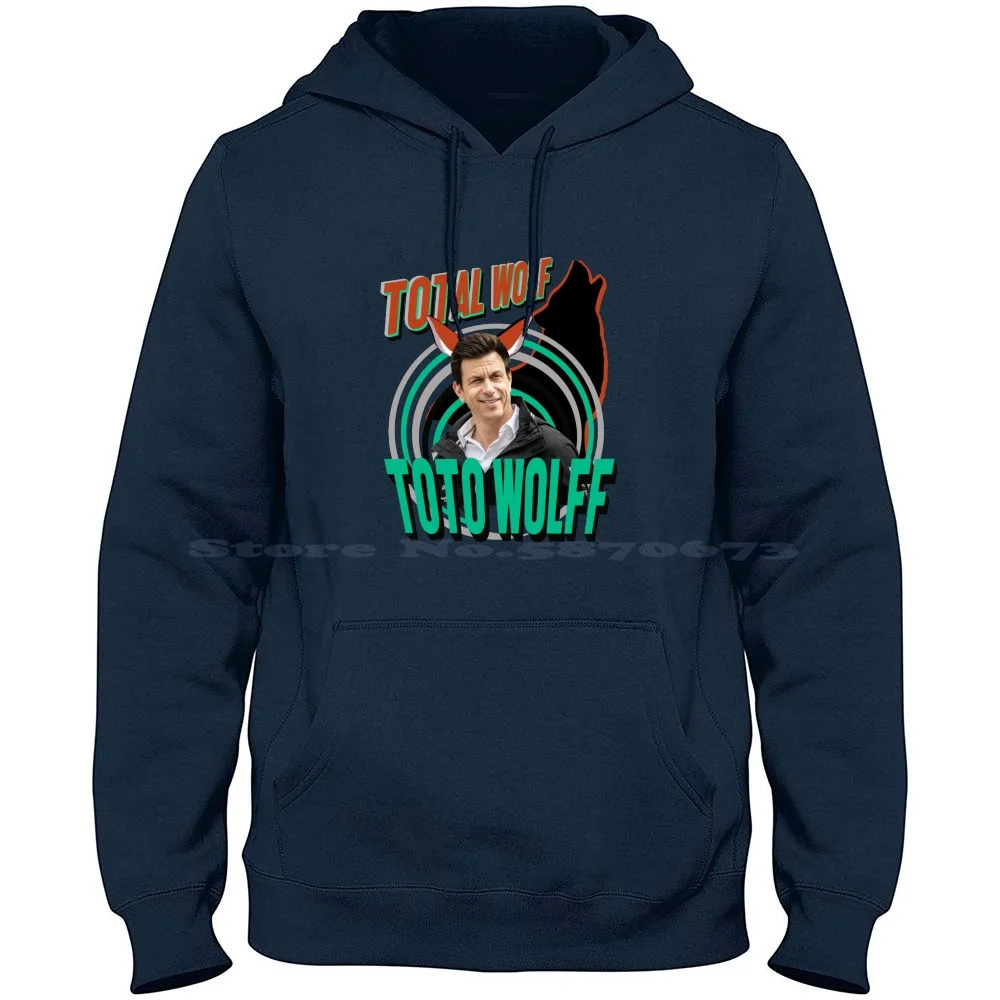 Toto Wolff Total Wolf Fan Art Gift 100% Cotone Felpa Con Cappuccio 2019 2020 Toto Wolff George Russell Alpha Romeo Toto Wolff Lewis