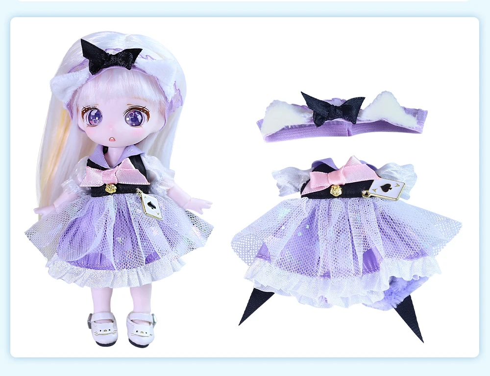 DBS Dream Fairy BJD OB11 MAYTREE Constellation series doll clothes cute dress 1/12 doll birthday gift toy SD