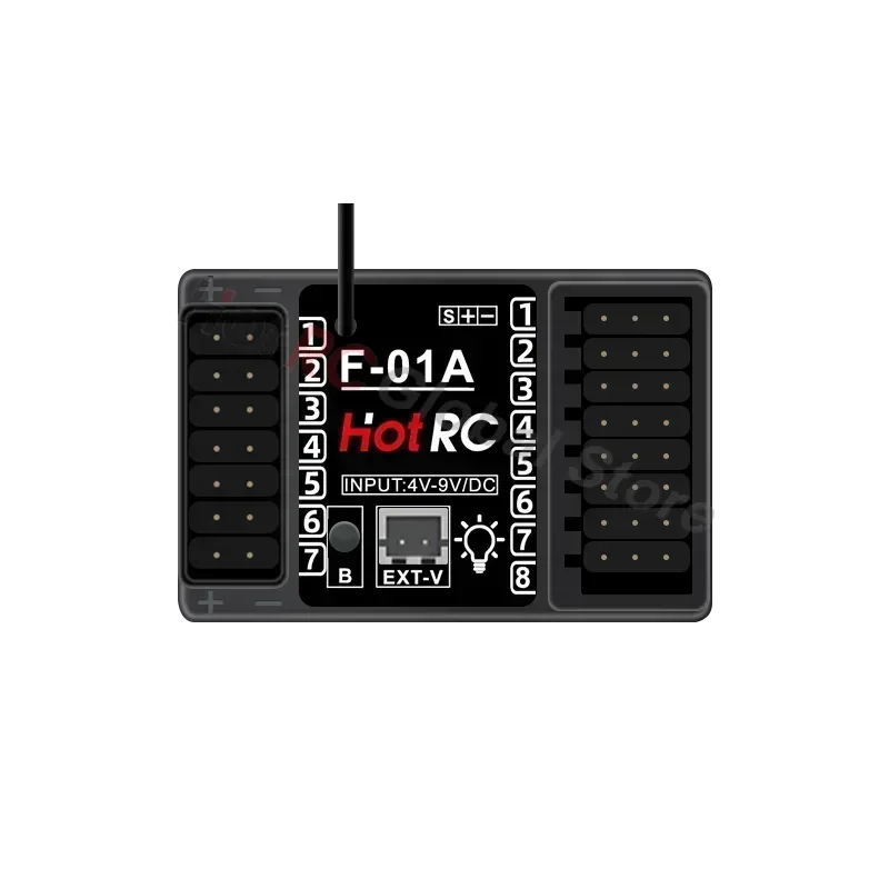 Gyro Light pour RC installé dans un châssis de voiture télécommandée.
