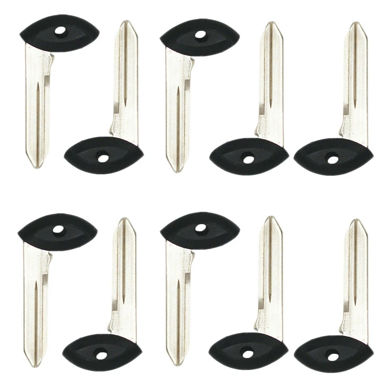 

10X Emergency Remote Key Fob Uncut Blade Insert Replace for Chrysler Dodge
