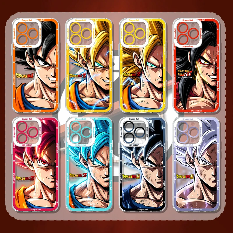 Funda de Telefono con Diseno de Anime Dragon Ball Son Goku para iPhone