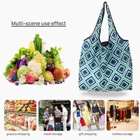 Grand Sac à Provisions Réutilisable GT Étanche, Sacs de Rangement de Jouets de Plage, Poudres d'Épicerie Rapides, Fourre-Tout 4