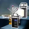 2023 NEW USB Tape-C Waterproof Lighter Arc Plasma Lighter 360 Rotation Ignition Outdoor Camping Windproof Lighter Smoking 1