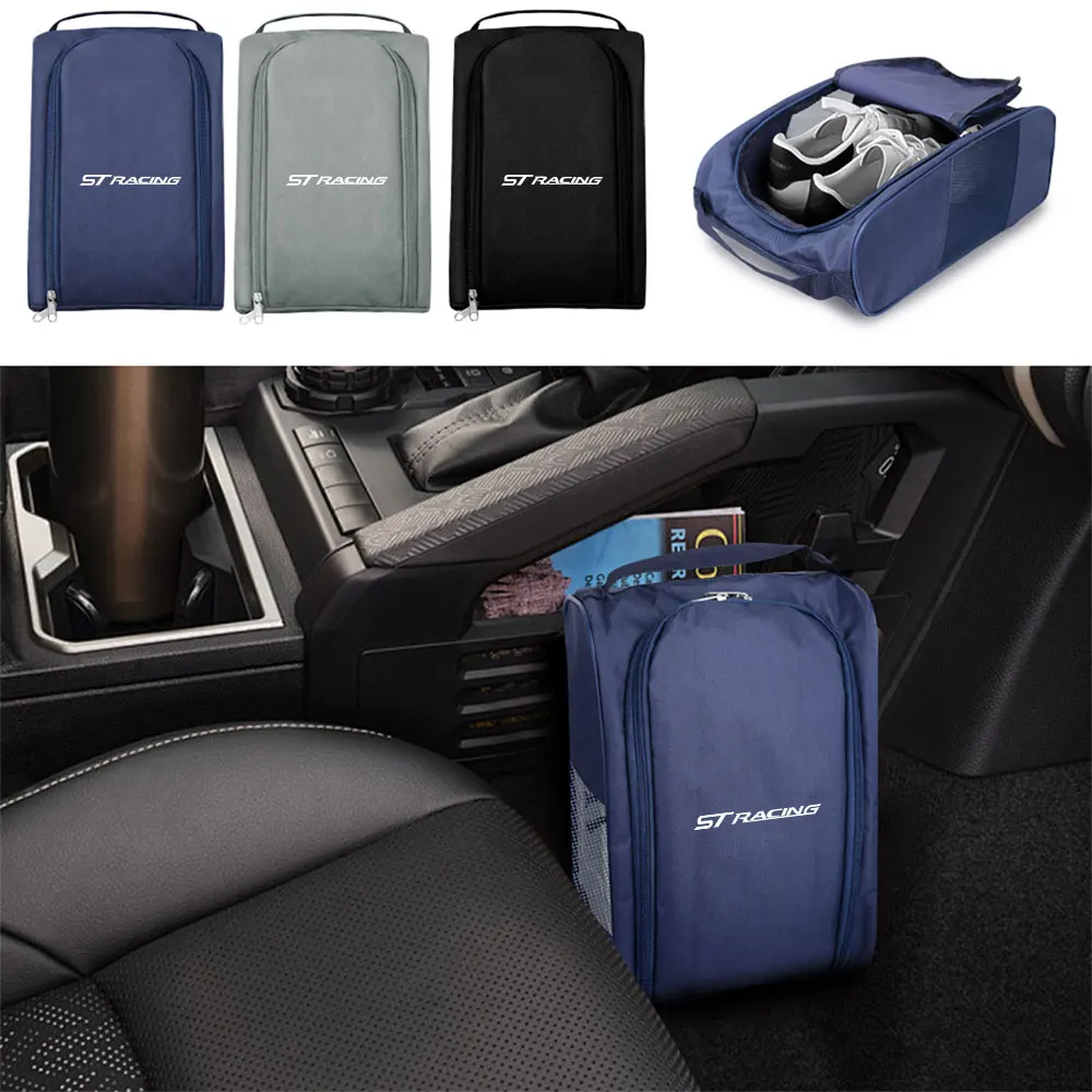 1 Stück Auto-Emblem Sneaker-Aufbewahrungstasche Outdoor-Schuh-Aufbewahrungstasche für Ford Ranger ST Focus Galaxy Mondeo Transit Tourneo Mustang – Detail 8