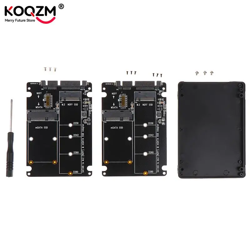 SATA 60Gbps To M2 NGFF SATA SSD MSATA SSD Adapter MSATA To SATA M.2 NGFF To SATA Hard Disk Adapter Board