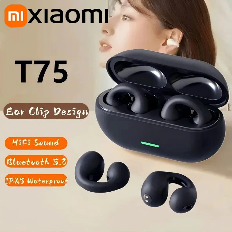 Xiaomi Wireless Bluetooth Earphones Headphones Outdoor Sport Headset Charging Box Display Touch Control HIFI Stereo Earbuds