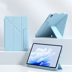 Multi - Folding Protective TPU Shell PaperMatte Tablet Cover, 12.1 Inch for MatePad 12 X 2025 (Sky blue)