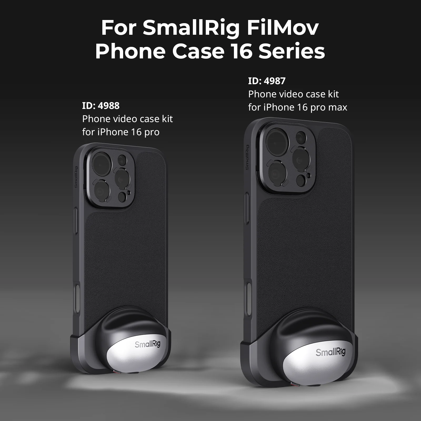 Smallrig-iPhone用フィルターアダプター,取り付け可能,磁気マウント