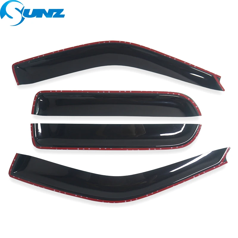 Side Window Deflectors for Honda CRV CR-V 1996 1997 1998 1999 2000 2001 Acrylic Black Window Visor Sun Rain Deflector Guard SUNZ car window visor car window deflectors