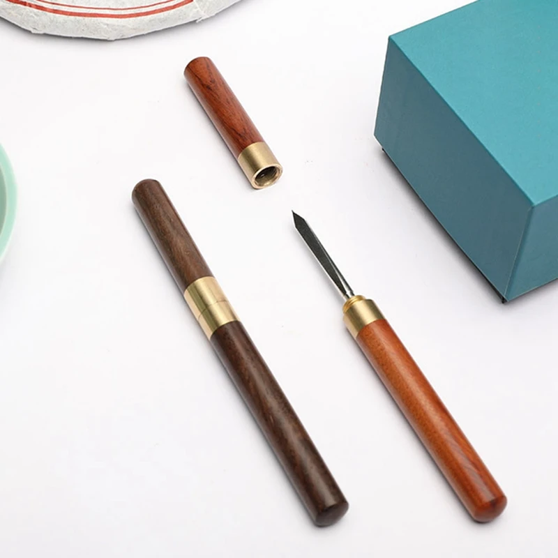 Wooden Tea Knife Tea Ceremony Accessories Puer Dedicated Needle Chinese Kung Fu Teasets Tool tea needle set