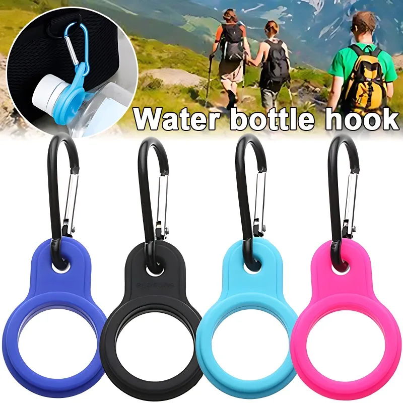 

Sports Kettle Aluminum Buckle Rubber Buckles Hook Outdoor Water Bottle Holder High Quality Carabiner Camping Hiking Accessories