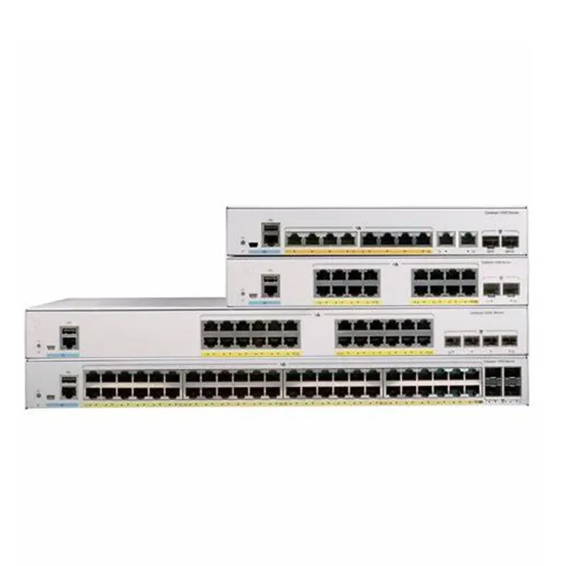 

24 port gigabit Ethernet POE network Switch C1000-24FP-4X-L