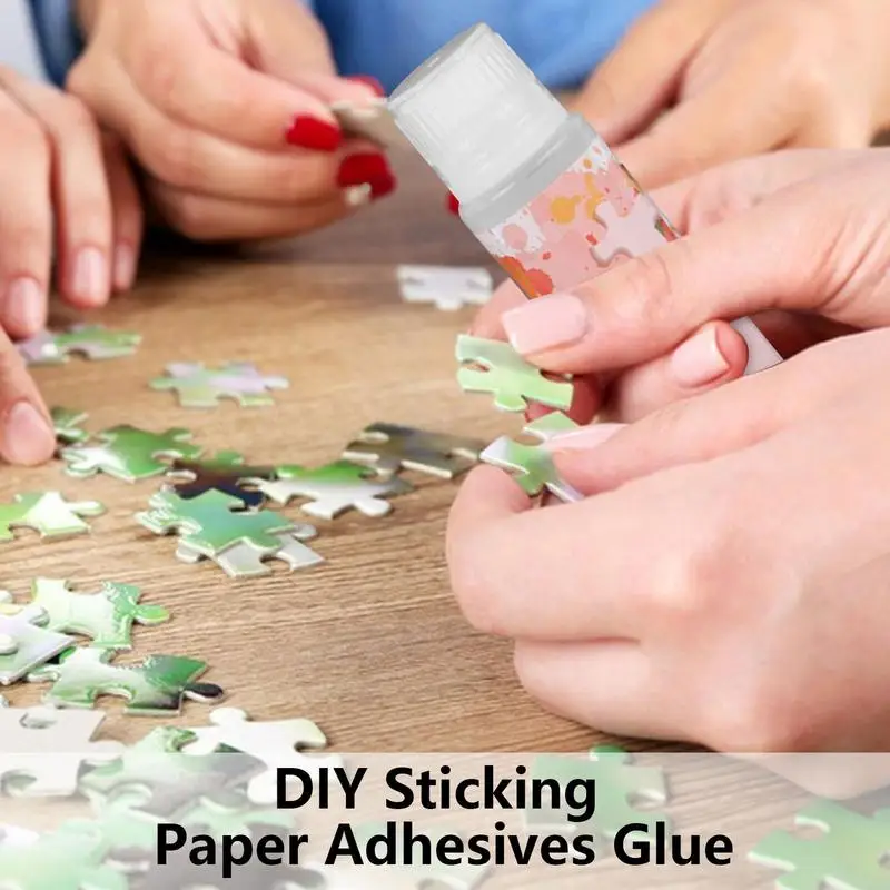 Jigsaw Puzzle Glue Quick Drying Jigsaw Saver Glue Clear for Puzzle Paper  Wood 120ml Easy to Apply Puzzle Glue Craft Puzzle Glue - AliExpress