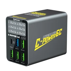 MECHANIC C - POWER Multi - Port USB Fast Charging Station with Intelligent Digital Display - EU Version (220V) (C - POWER 6C)