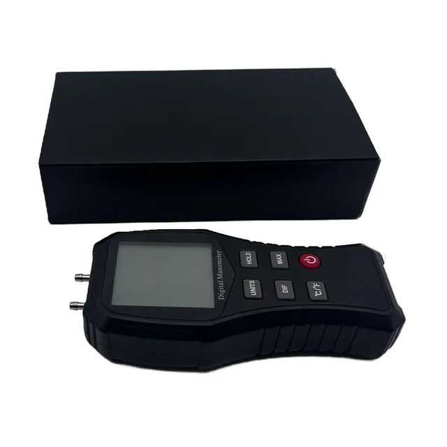 Manometro Digitale Professionale Per HVAC - Misuratore Pressione Gas Doppia Porta, 11 Unità - Foto 9