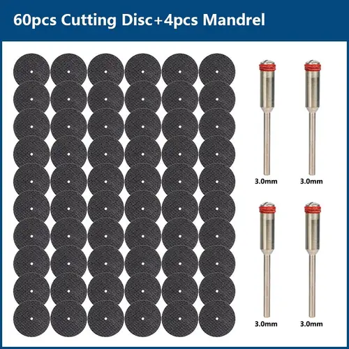 CMCP 32mm Abrasive Cutting Disc With Mandrels Grinding Wheels For Dremel Accesories Metal Cutting Rotary Tool Saw Blade - Image 10