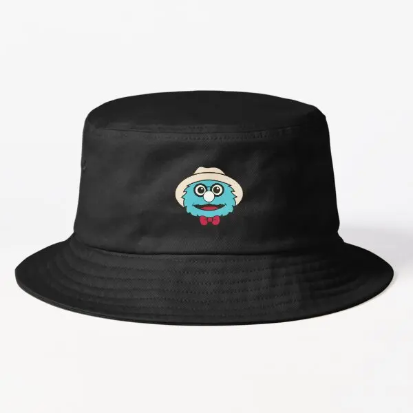 

The Professor Puppet Bucket Hat N21Mens Outdoor Casual Caps Solid Color Women Boys Fish Sport Fishermen Spring Sun Hip Hop