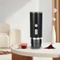 Portable Electric Mini Coffee Machine, Rechargeable Coffee Maker for Car Travel, Outdoor Small Automatic Espresso Machine 110ml 2