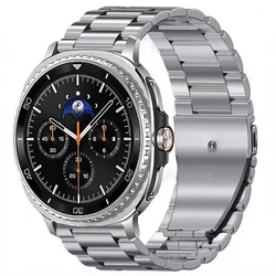 Premium Metal Strap Bracelet Wristband - Watch Ultra 2025 (Titanium gray)