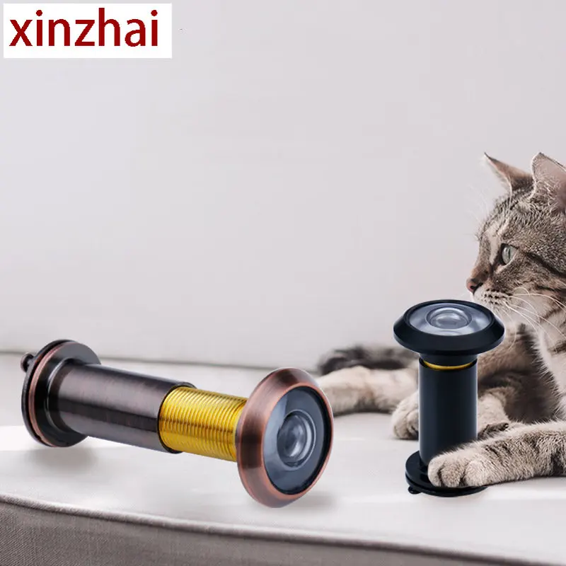 AntitheftDoorCatEyeDoorMirrorHDGlassLens200DegreeWideangle