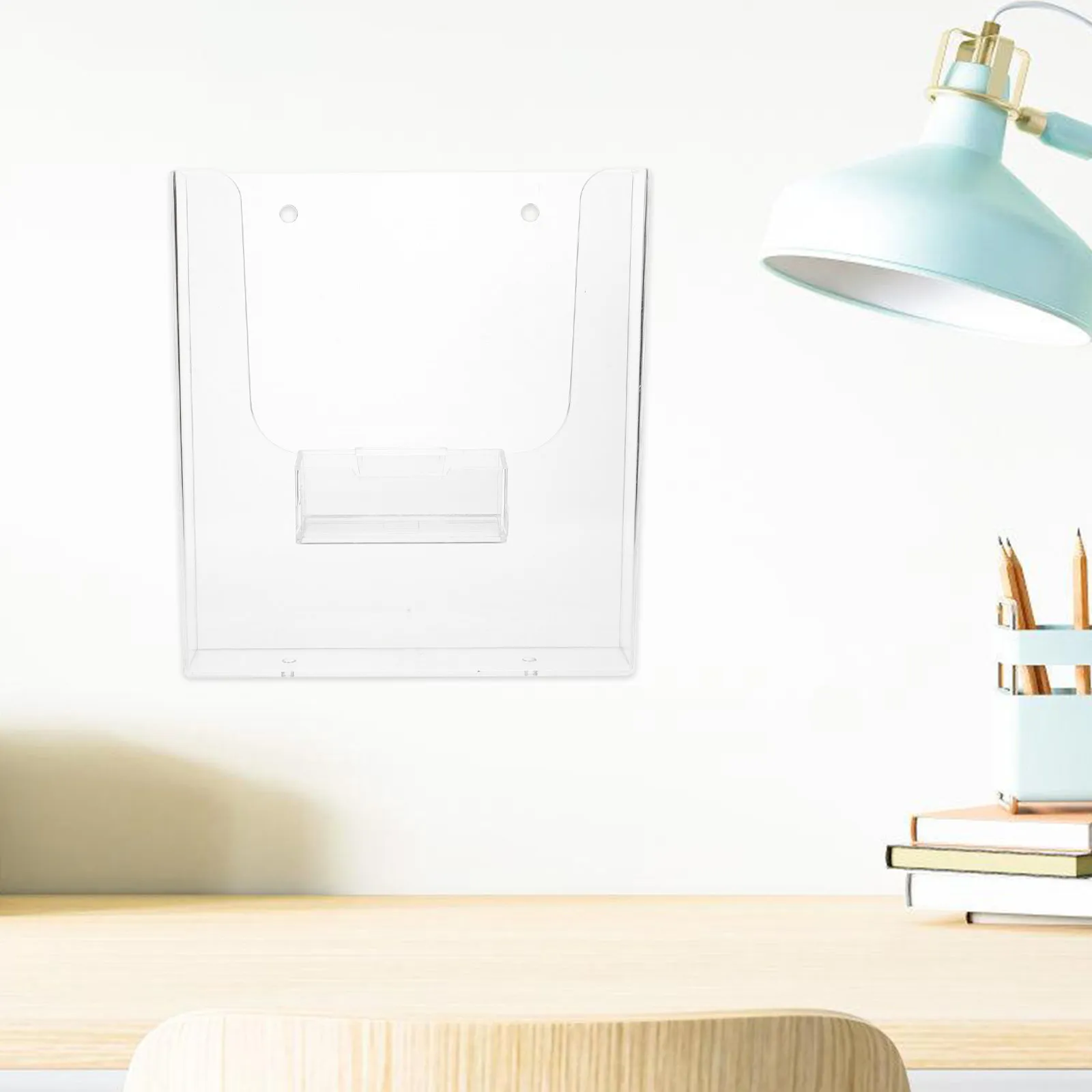 아크릴 투명 문서 홀더 벽걸이형 파일 디스플레이 스탠드 (종이, 영수증, 편지, 폴더, 브로셔, 팜플렛, 메뉴용)