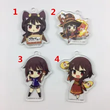 

Kono Subarashii Sekai ni Shukufuku wo! Anime Arcylic Keychain Key Ring Race Straps Cosplay