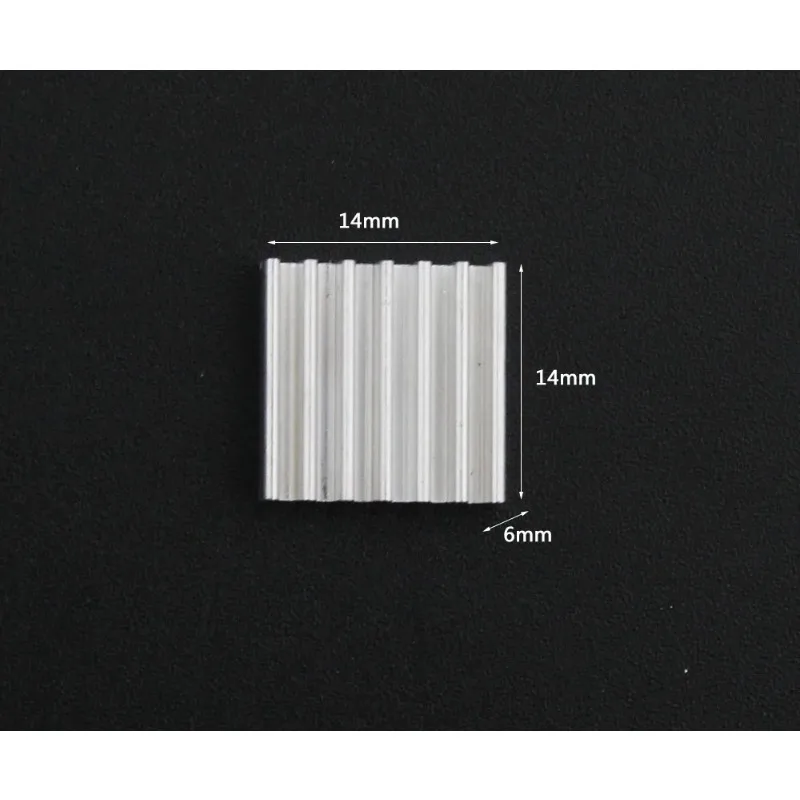 Extruded Aluminum Heatsink 50pcs 14x14x6mm For Chip VGA RAM LED IC Electronic Radiator COOLER Cooling
