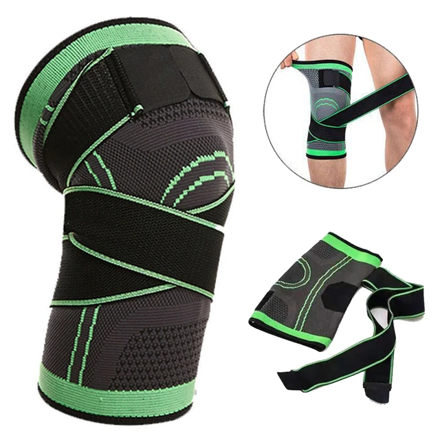 Valable 1 PC genouillère sport hommes pressurisé élastique genouillères  soutien Fitness Gear Basketball Volleyball orthèse protecteur - AliExpress