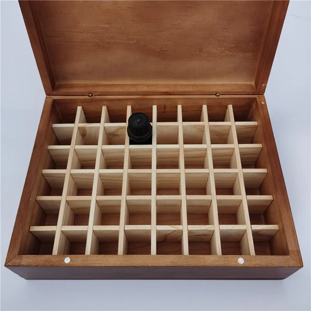 Wooden Essential Oil Storage Shelf Organizer  Wooden Holder Essential Oils  - 25slots - Aliexpress