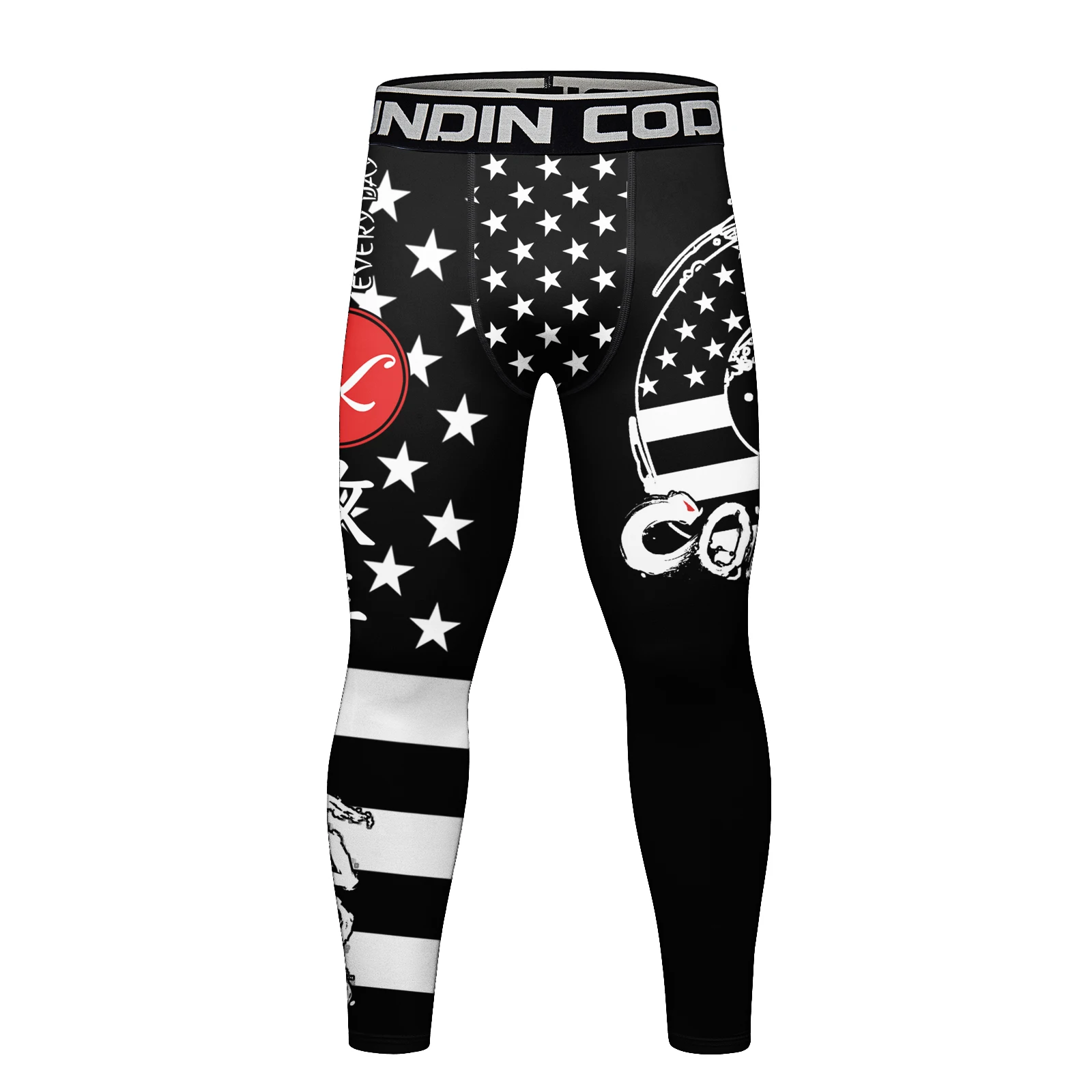 Cody Lundin BJJ MMA Fighting Tight Pants For Men Outdoor Cycling Jogger Running Fitness Leggings With Personalized Digital Print 3