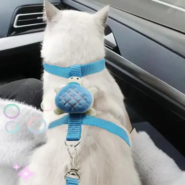 Rabbit Harness and Leash Set Adjustable for Small Animals Ferrets Piggies Hedgehogs Outdoor Walking Cute Decorations 3