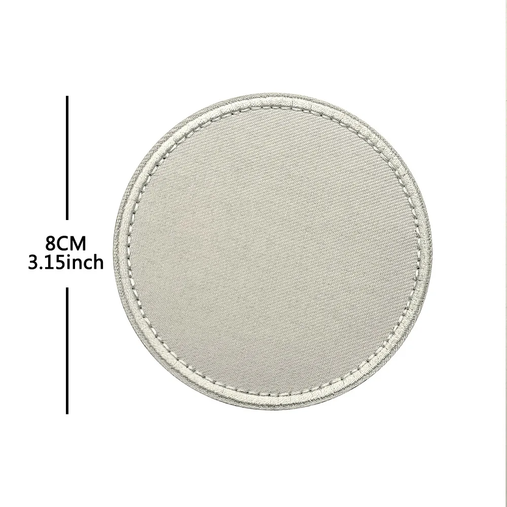 Schwarz-weiße Blanko-Patches zum freien Beschriften, DIY-Namen, Nummern, Buchstaben, Stoff-Aufnäher, bestickte PVC-Gummi-Applikationen für Kleidung, Mützen – Detail 12
