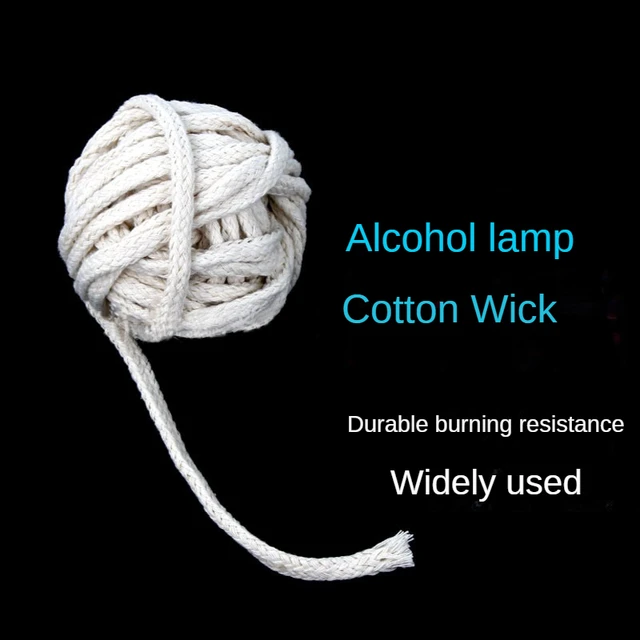 Cotton Alcohol Lamp, Cotton Alcohol Wick, Cotton Candle Wick