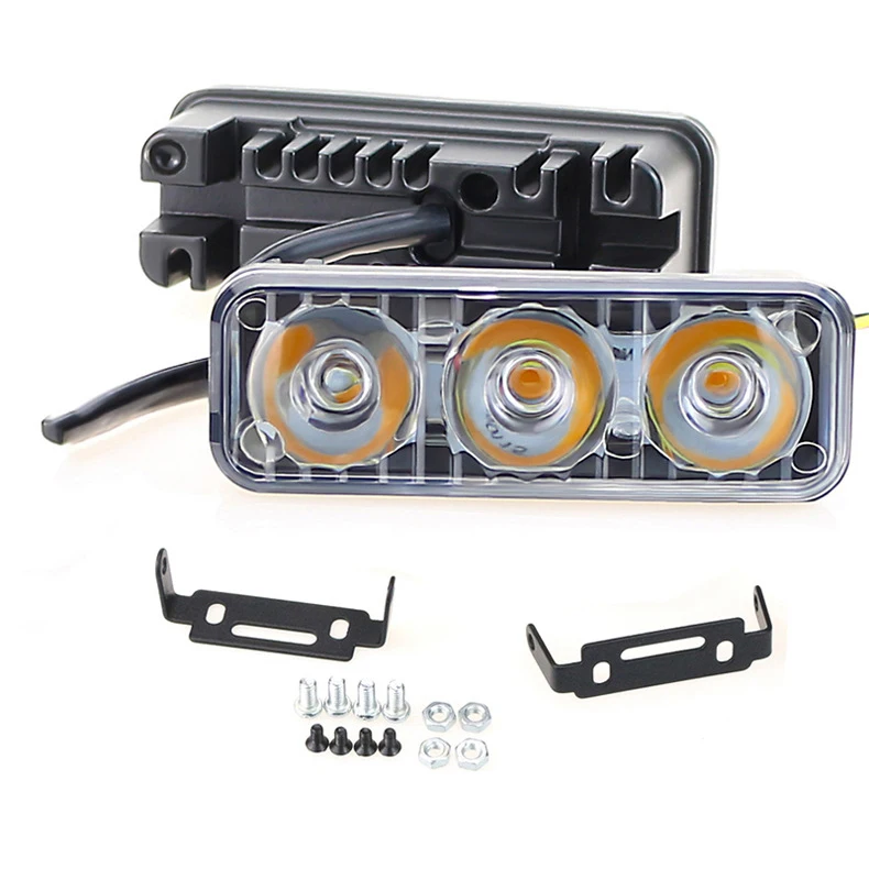  ȭƮ  ڵ DRL ְ , Ȱ , ڵ ְ , ڵ ׼, 12V, 6000K, 6LED, 2 