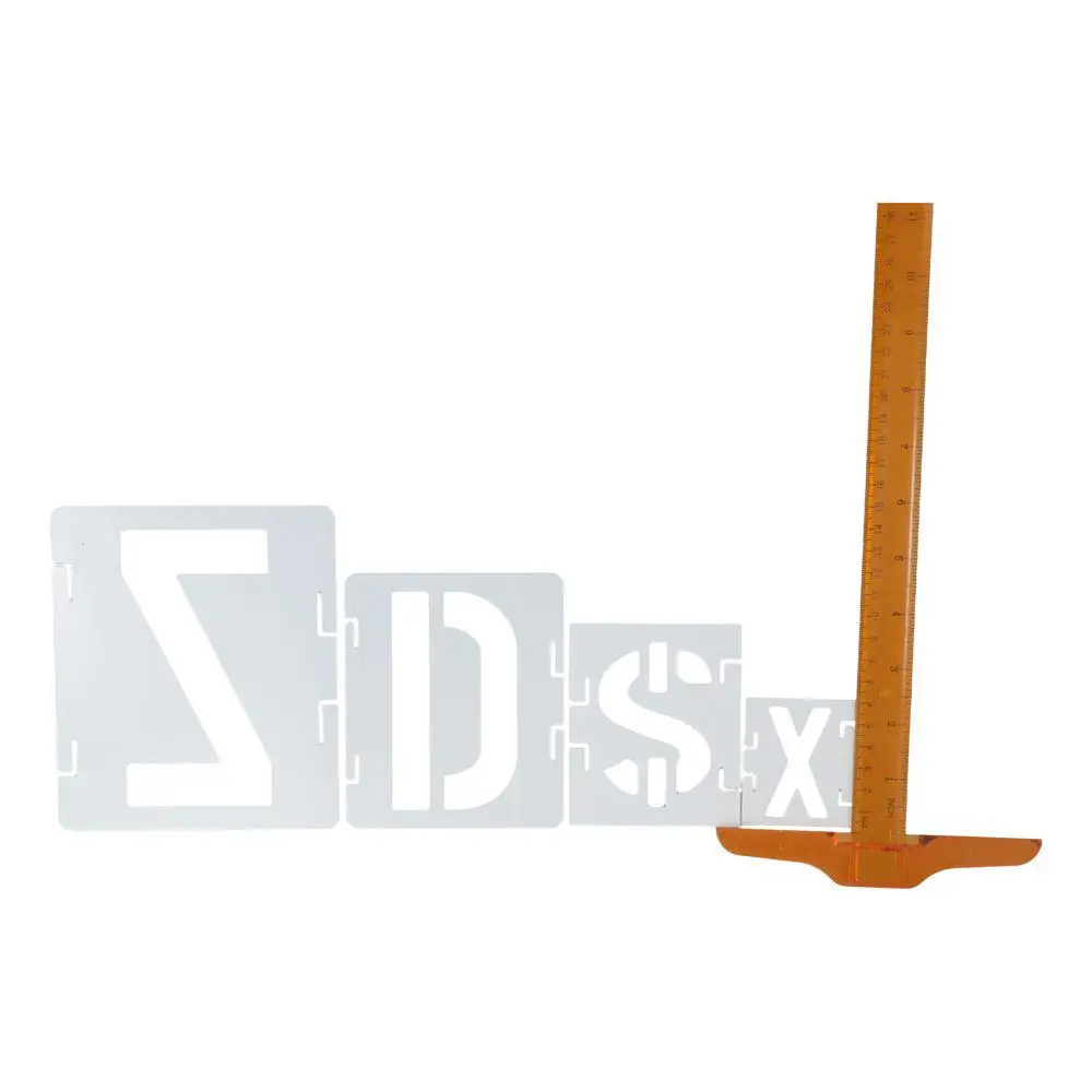 Numbers Letter Stencils For Wall 2/3/4/5inch Alphabet Stencils For Painting Large Alphabet Drawing Templates DIY craft
