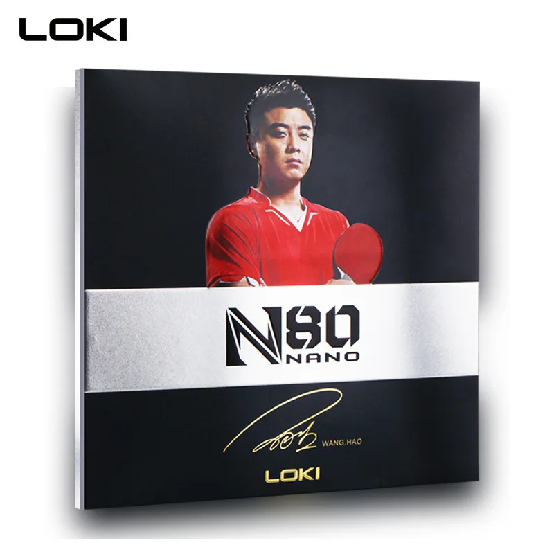 

Loki Thunder N80 Table Tennis Racquet Rubber Cover Adhesive Rubber High Density Sponge Rubber