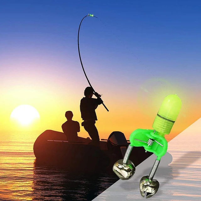 10pcs Led Night Fishing Rod Bite Bait Alarm Light Sea Fishing