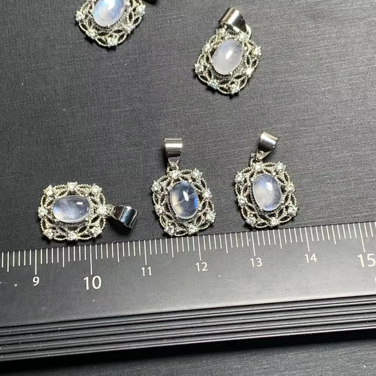 Natural Moonstone Pendant Necklace Fine Jewelry Handmade Stones Wholesale Healing Energy Gift Lucky Jewelry