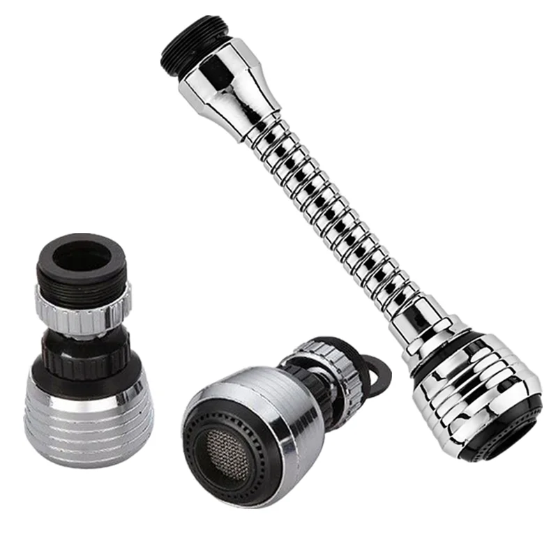 Water Tap Nozzle Antisplash Faucet Nozzle 360 Rotating Extender Tap