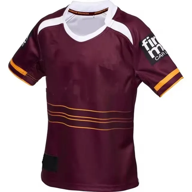 2025 Broncos Home Rugby Jersey - Mens / Women's Size:S-5XL（Print Name Number）Top Quality 3