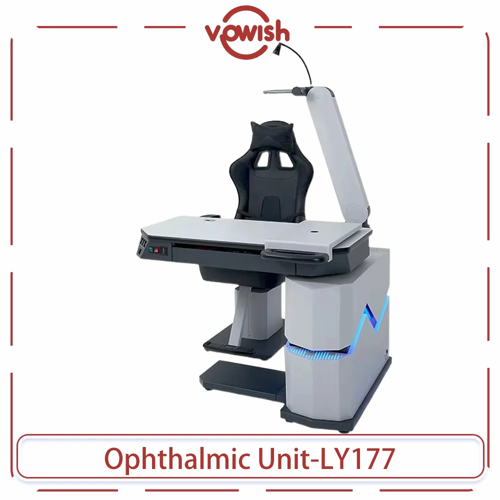 Attrezzatura ottica professionale Optometria Strumenti oftalmici Tavolo e sedia combinati per negozio ottico