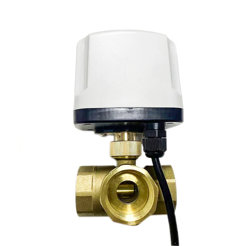 2 fili - valvola a sfera motorizzata 220v NC valvola 2 vie motorizzata