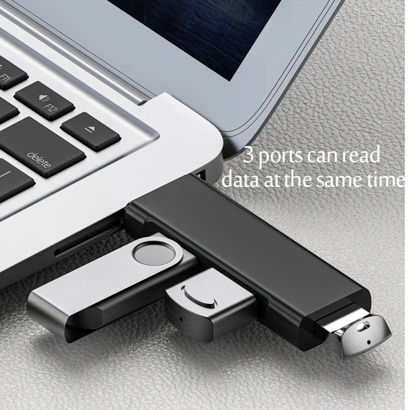 USB 3.0 Hub USB Hub 2.0 Multi USB Splitter Hub Use Power Adapter 3 Port Multiple Expander 2.0 USB 3.0 Hubfor PC - 3