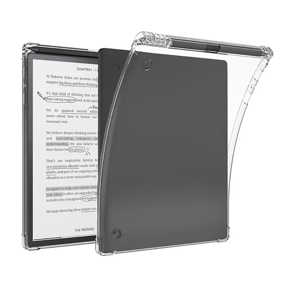 Transparent Soft TPU e-Reader Protective Case Cover